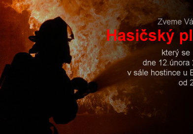 Pozvánka na Hasičský ples